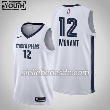 Kinder NBA Memphis Grizzlies Trikot Ja Morant 12 Nike 2019-2020 Association Edition Swingman